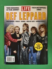 Life Magazine 2023 DEF LEPPARD 45 YEARS Story Of POUR SOME SUGAR ON ME NEW