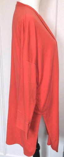 Damen Gr. L Weekenders koralle orange Langarm Jersey Rand zu Rand Strickjacke - Bild 4 von 7
