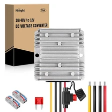 48V/36V to 12V 120W 10A Waterproof DC Converter Step-Down Power Supply Module