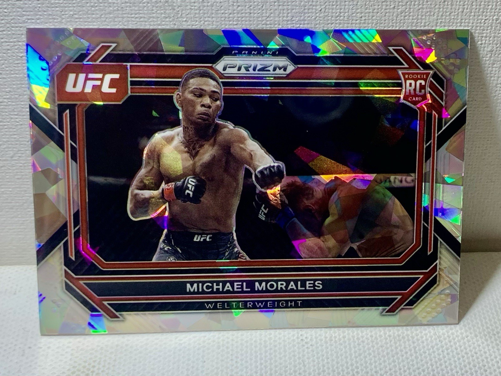 2023 Prizm Michael Morales No. 97 Cracked Ice RC