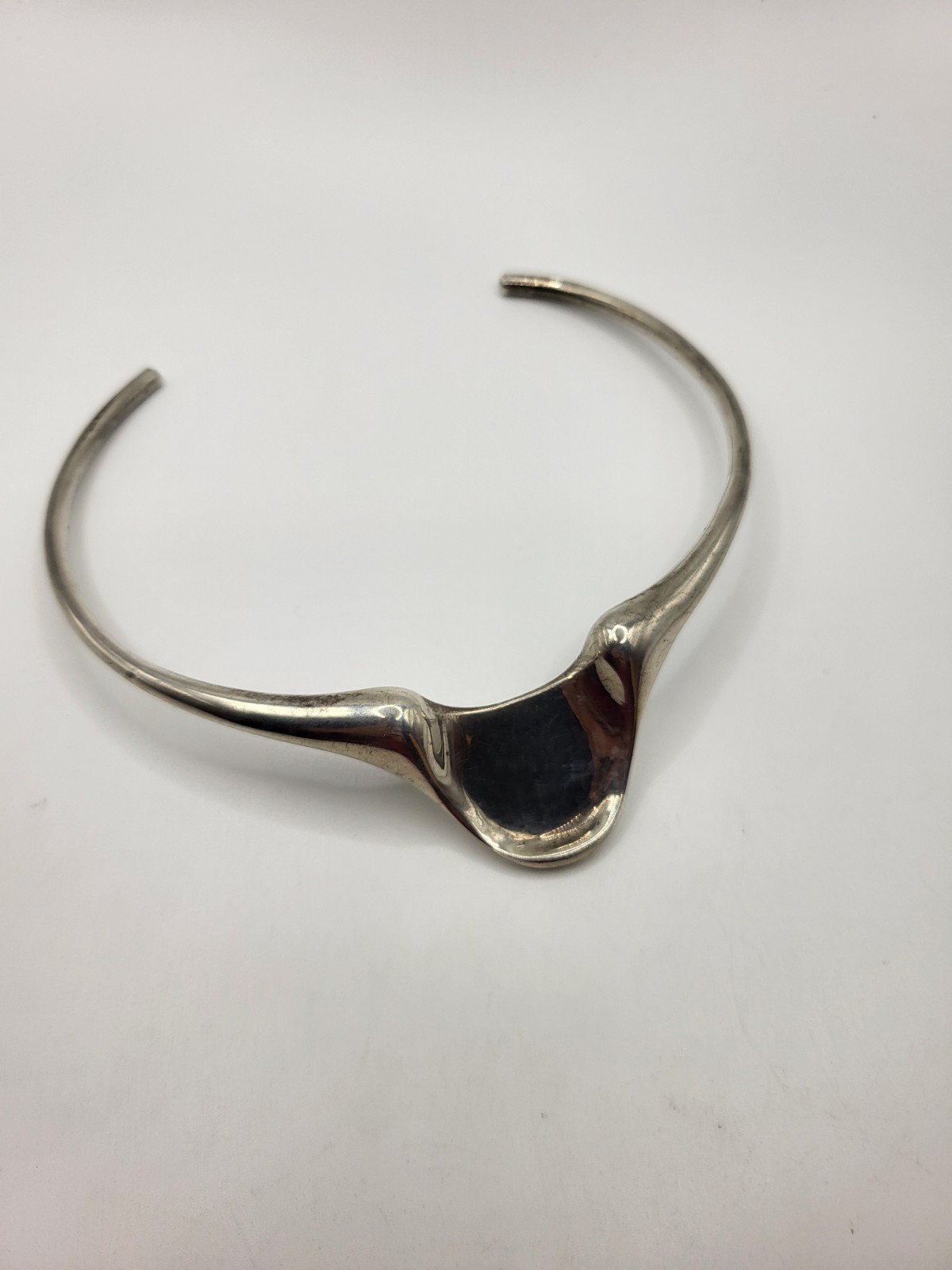 MINAS SPIRIDIS Solid Sterling Modernist Neck Ring… - image 5