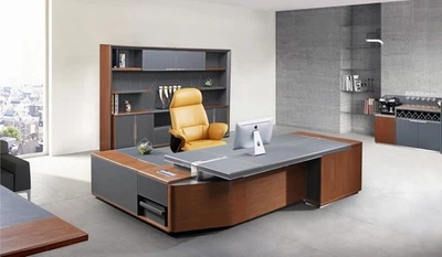 Moderner Aktenschrank aus MDF und Edelstahl in eleganter Farbgebung - Bild 1 von 3