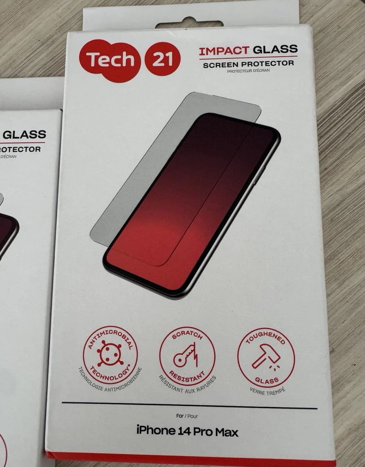 Tech 21, Impact Glass, Screen Protector, iPhone 14 Pro Max - Image 3 of 4
