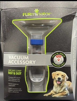 FURminator FurVac Vacuum Accessory - Fits S/M/L Tools - Brand New
