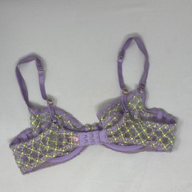 Agent Provocateur Nancee Lilac Yellow Bra 34C