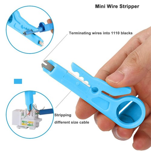RJ45 Crimp Netzwerk Kabel Crimpen Schneiden Abisolieren Mit Tester - Afbeelding 15 van 24