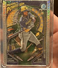 2024 Bowman - Mega Box Chrome Prospect Power-Up Jackson Chourio #PP-6 (RC)