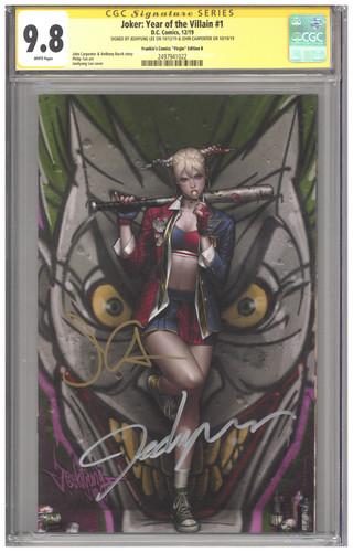 Joker Year of the Villain 1 CGC 9.8 SS Sig Carpenter Jeehyung Lee Virgin Variant