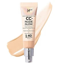 IT Cosmetics CC+ Nude Glow light medium shade  NEW 1.08 fl. Medium light