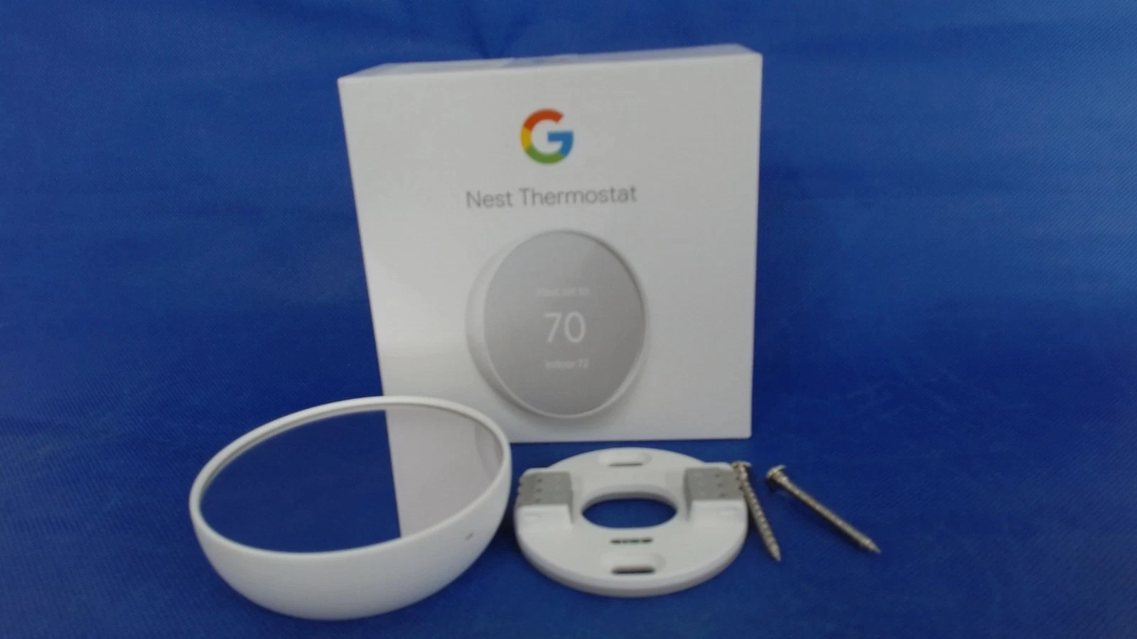 Google - Nest Smart Programmable Wifi Thermostat - Snow