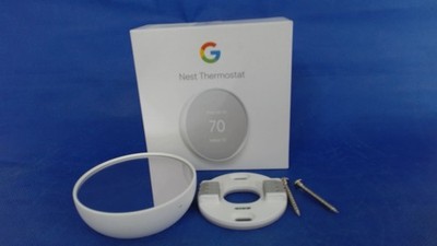 Google - Nest Smart Programmable Wifi Thermostat - Snow