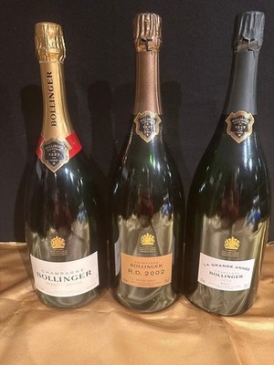 BOLLINGER Champagne Dummy Magnum 3-Bottle Set Special Cuvée, etc. JAPAN NEW