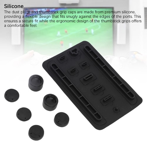 Game Console Dust Proof Plug Kit Fit For 2 Soft Dust Proof Silicone Kit - Picture 6 of 12