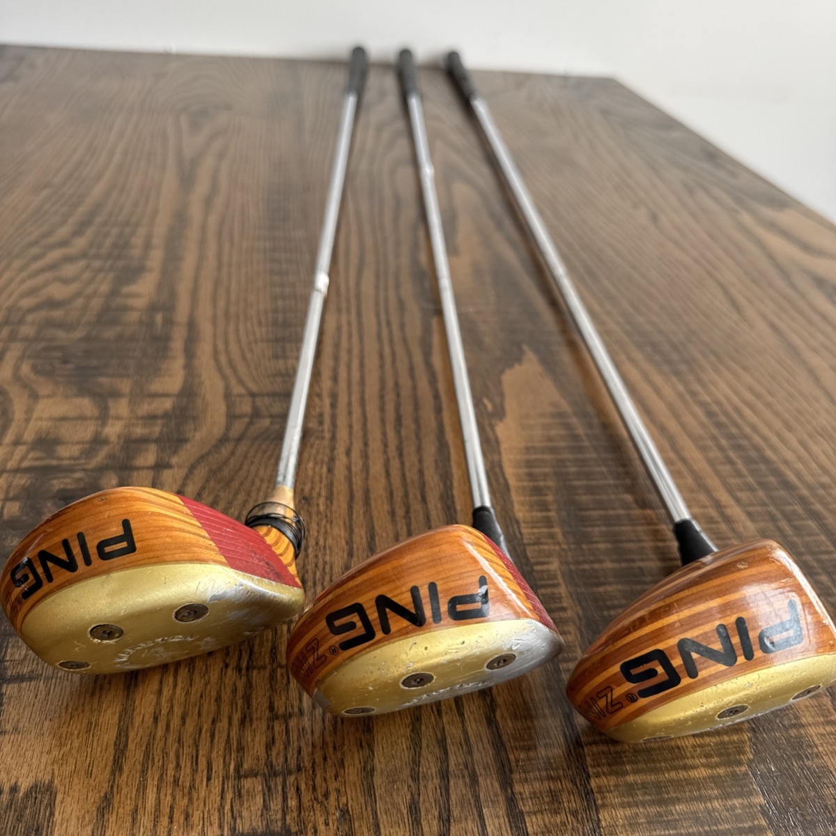 PING ZING KARSTEN BLONDE WOODS 1 3 5 WOOD SET RIGHT HANDED RH