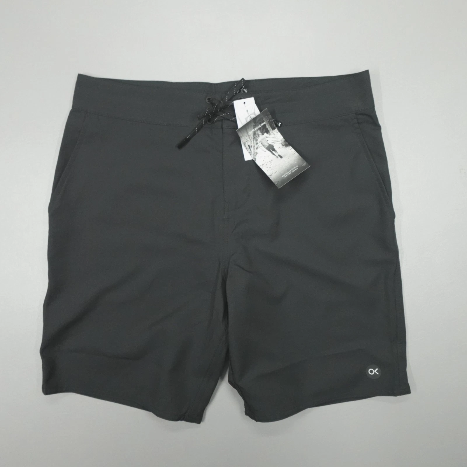 Outerknown Apex Hybrid By Kelly Slater Swim Short Men's Size 33 Pitch Black $128