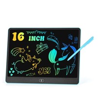LCD Writing Tablet Doodle Board, 16 inch Colorful Drawing 16 Inch Blue