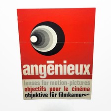 Vintage 1969 Angenieux Zoom 6x12.5 16 32 mm Lens Brochure Data Sheet Guide Specs