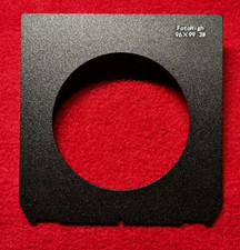 96x99mm Metal Lens Board with a 3 Copal Shutter Offset Hole