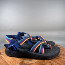 Chaco Z/Cloud 1 Womens Adjustable Strap Blue Sandals Size 8