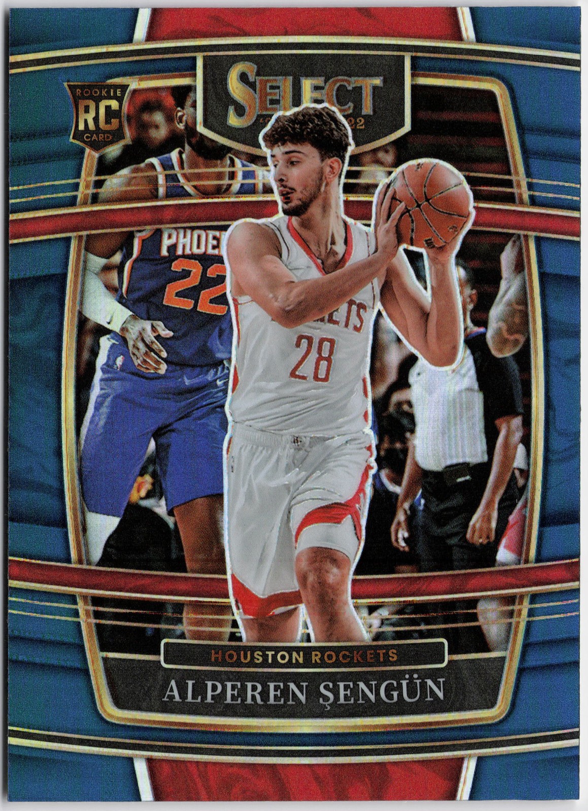 2021-22 Panini Select #19 Alperen Sengun Silver Prizms RC Rookie