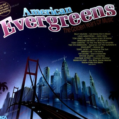 Various - American Evergreens - The Golden Years Of Music LP (VG+/VG+) '*