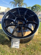 Advan Rzii 17x9 45 5x114.3 Gloss Black With Machining Rim