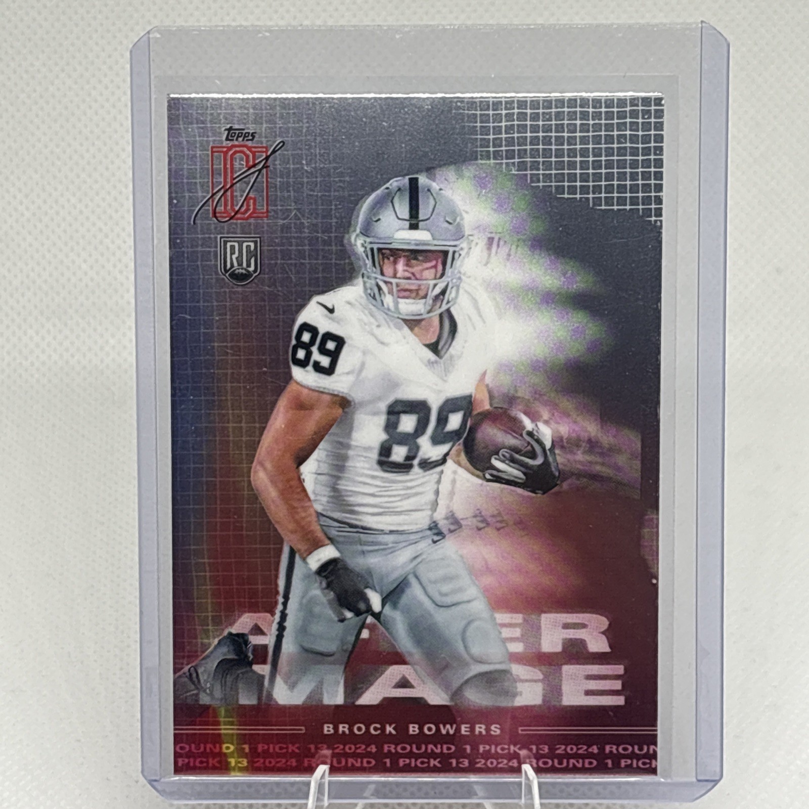 2024 Topps Signature Class - After Image Brock Bowers #AI-16 (RC)