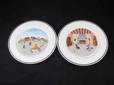 2 Villeroy & Boch Design Naif Salad Bread Butter Plates By Fireside Country Yard