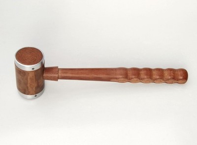 Linen Phenolic Mallet, 42mm head, lead filled, metal rim
