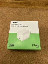Belkin BoostCharge Pro 1 Port 30W USB-C Wall Charger (WCH001‑WH‑TL) - White