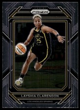 Layshia Clarendon 2023 Panini Prizm WNBA #74 Los Angeles Sparks AutographDen