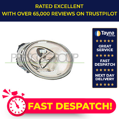 Headlight Headlamp fits VW BEETLE 1Y7 1.8 Left 99 to 05 N/S Passenger Side New