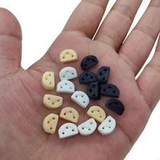 6Pcs Guitar String Ties Bridge Beads Guitar Classical Guitar Roller String Tree