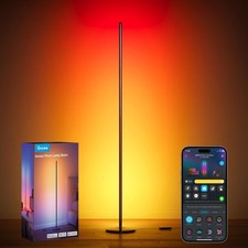 Govee Floor Lamp Basic, 1000 Lumen LED RGBIC Floor Lamp: Black (H6076A)