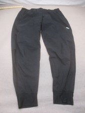 Adidas Size XL Womens Blk Pull On Elastic Waist Zips Pockets Athletic Jogger 629