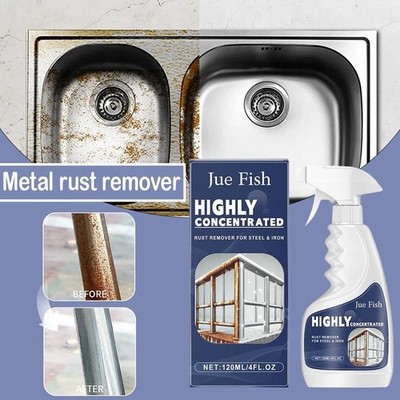 Industrial ﻿Highly Concentrated Rust Remover 120ml For Steel & Iron US