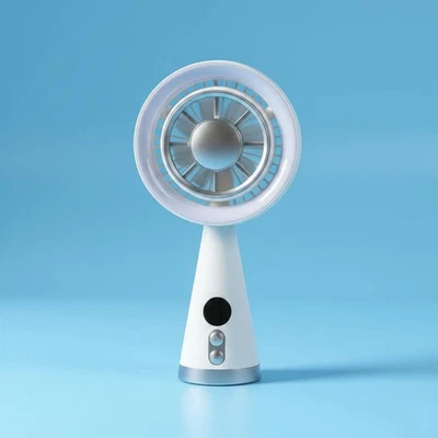 Mini Ventilateur à Main Grande Autonomie Ventilateur à Main Lumière Intégrée - Bild 1 von 4