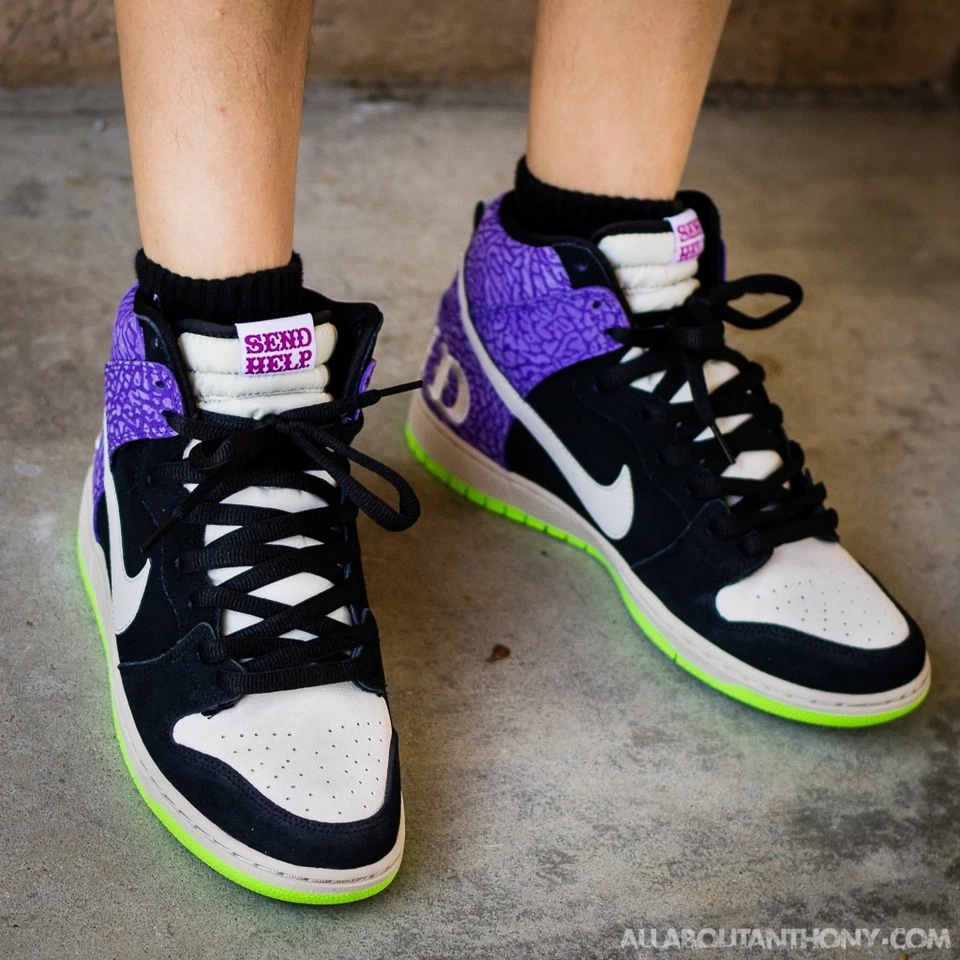 Talla 8 - Nike Dunk Prm SB High Enviar Ayuda 2 Foto 4 de 4