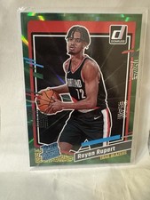 2023-24 Donruss Holo Green Laser Rayan Rupert #218 Rated Rookie  