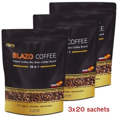3X Blazo Kaffee 29in1 Gesundes Arabica Getränk Zuckerfrei Ohne Transfette