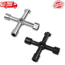 2 Pack 4-way Sillcock Key Wrench Multifunctional Water Utility Key for Water New