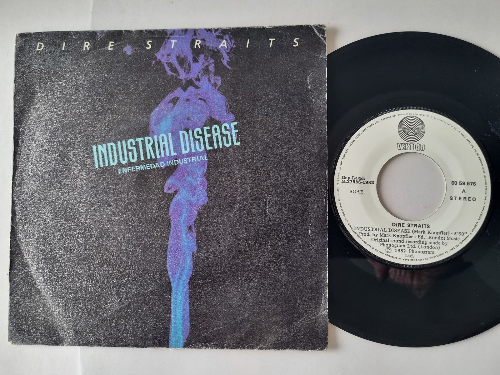 Dire Straits - Industrial Disease 7'' Vinyl Spain