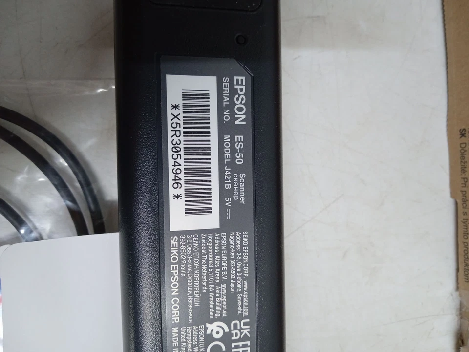 Epson WorkForce ES-50 scanner di documenti mobile (B11B252401) - Immagine 4 di 4