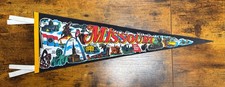 Vintage Missouri state pennant Made in USA
