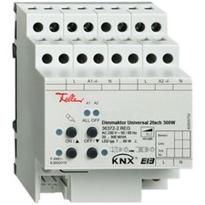Gira / Feller 217200 / 36372-2.REG KNX Reg Dimmaktor 2f 2 x 300W