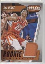 2021 Chronicles Draft Picks Threads Rookie Memorabilia Red 142/199 Kai Jones 4z8