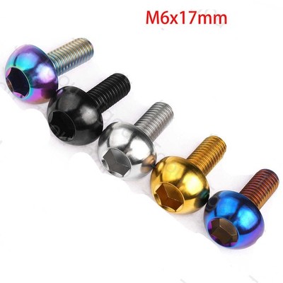 M6 X 17mm Titanschraube Motorrad Bremsscheibe Rotar Schrauben Titan GR5 6Al-4V
