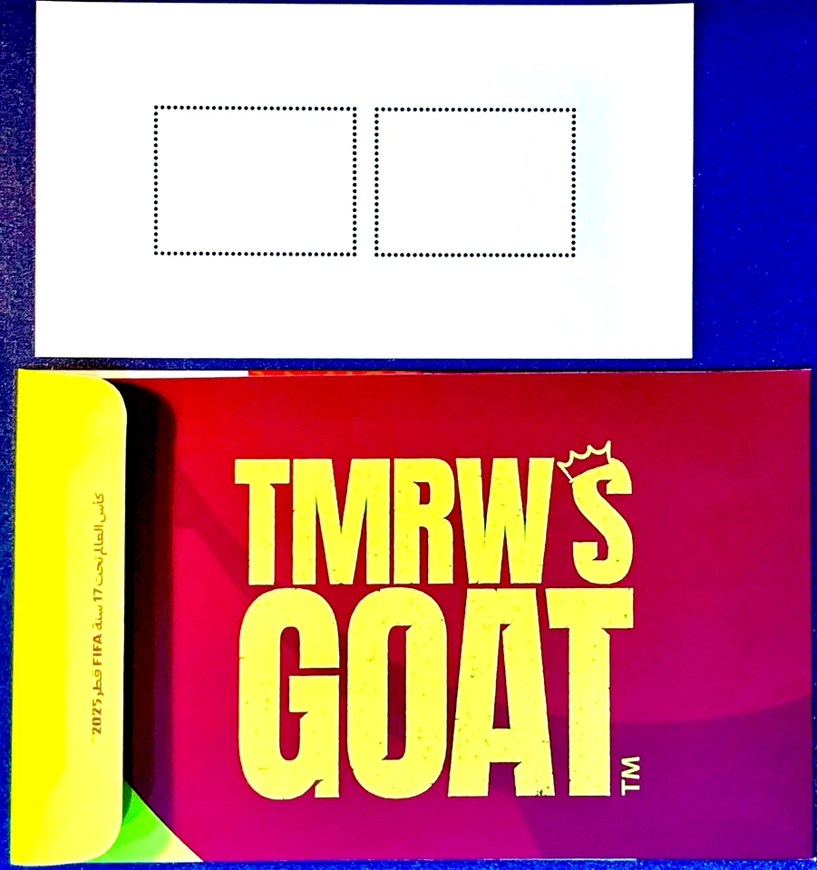 FIFA WORLD CUP QATAR 2025: FIFA U17 STAMP SHEET SET OF TWO+FDC M N H ***** - Image 2 of 4