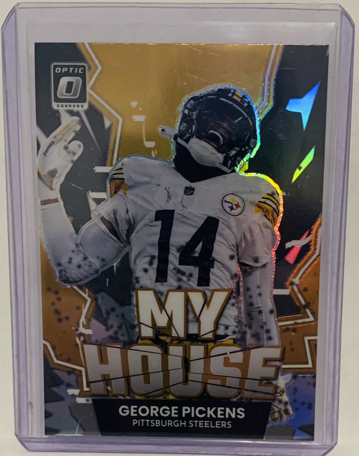 George Pickens RC 2022 Donruss Optic My House Silver Prizm #MH-16 Steelers RC
