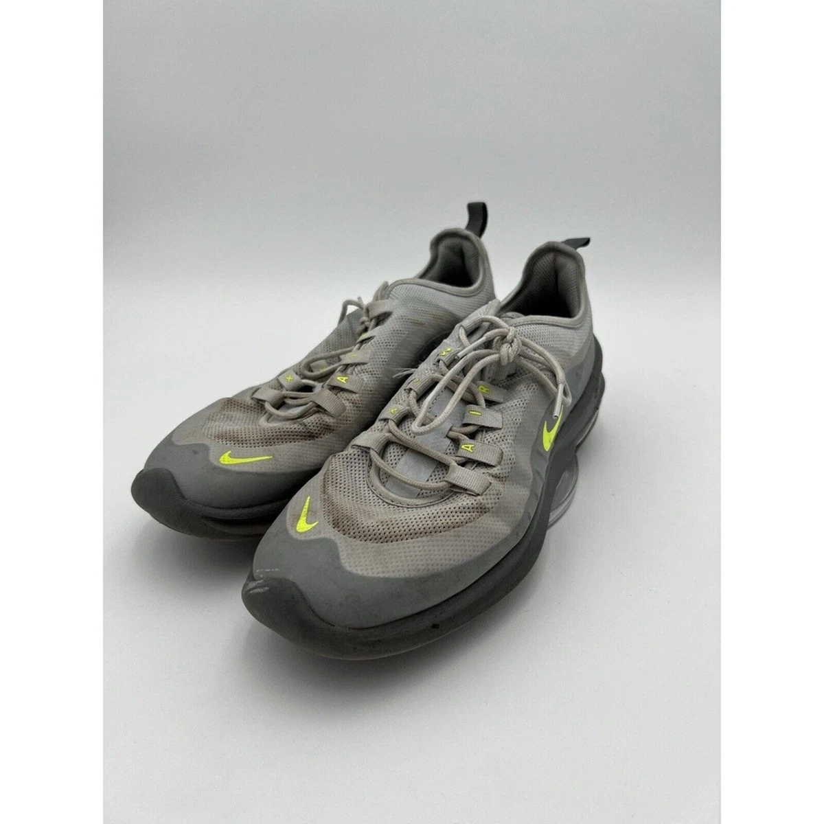 NIKE Air Max AXIS Pure Platinum Grey/Neon-Volt/Cool Grey AA2146-010✨️Mens 13 Nike Men main image 3